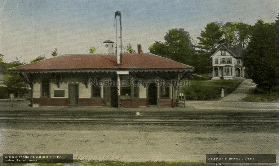 Postcard: Railroad Station, Sandown, New Hampshire